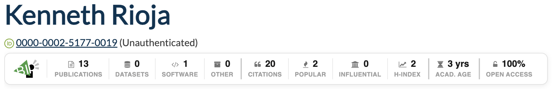 BIP! Scholar widget